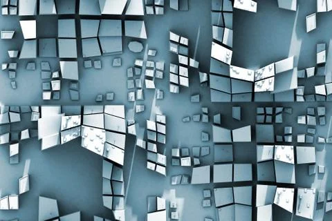 City abstract Ilustração Stock
