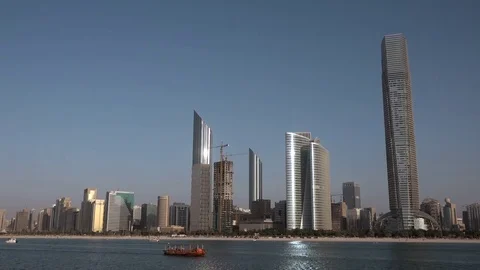 City of Abu Dhabi Stock Footage 71482638
