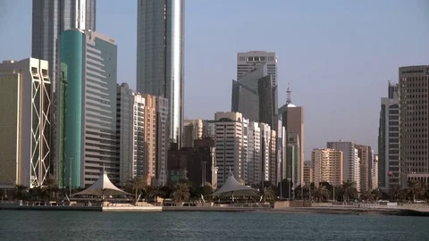 City of Abu Dhabi Stock Footage 71482856