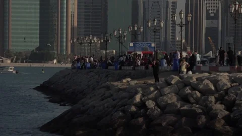 City of Abu Dhabi Stock Footage 71482900