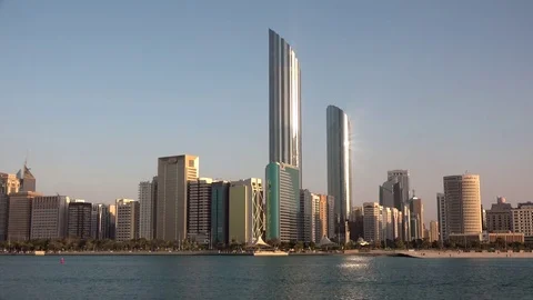 City of Abu Dhabi Stock Footage 71483092
