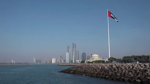 City of Abu Dhabi Stock Footage 71483123