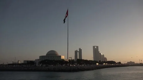 City of Abu Dhabi Stock Footage 71483176