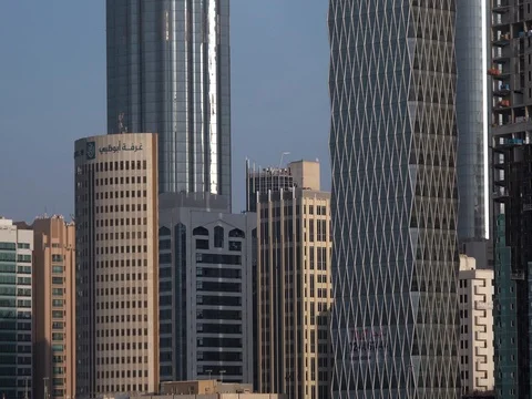 City of Abu Dhabi Stock Footage 71483229