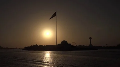 City of Abu Dhabi Stock Footage 71483378