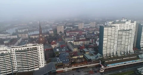 City aerial Video stock 83727779