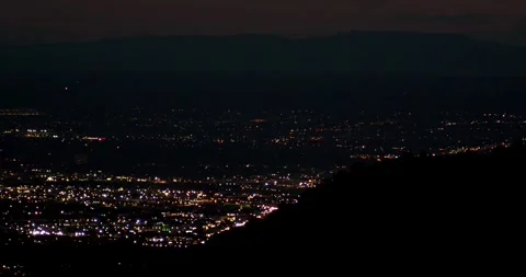 City after Sunset Stock Footage 292725475