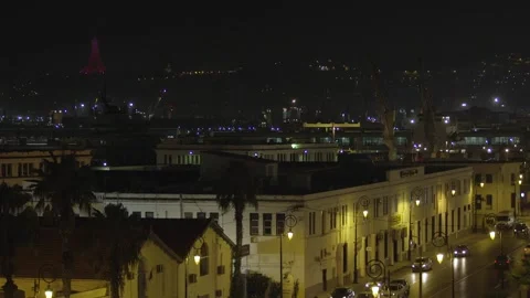 The city of Algiers at night Video stock 147611241