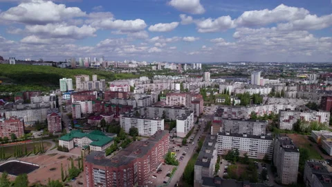 City and clouds Stock Footage 219482384