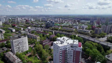 City and clouds Stock Footage 219832893