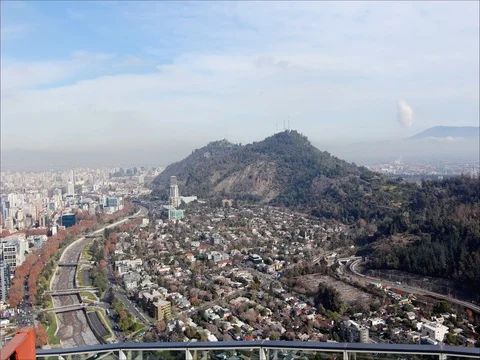 City and hill Stock Footage 77051741