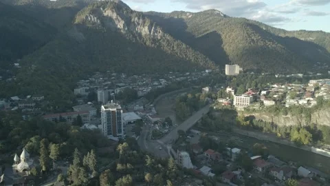 City and mountains Stock Footage 291705644