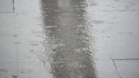City and rain Stock Footage 110916389