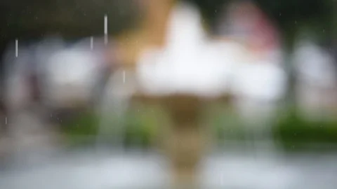 City and rain Stock Footage 110916483