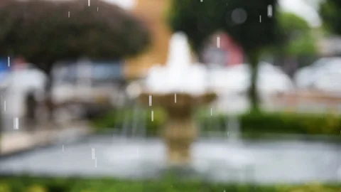 City and rain Stock Footage 110916499