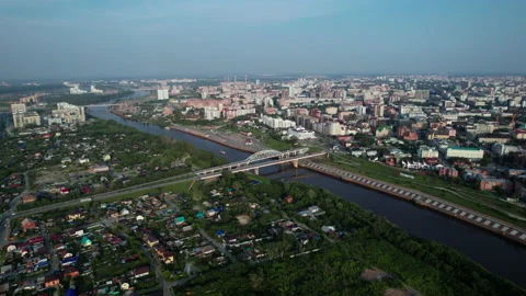 City and river Stock Footage 219839785