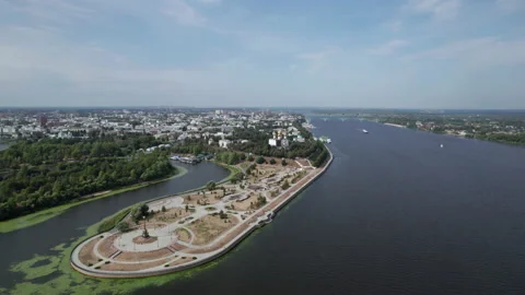 City and river Stock Footage 219840643