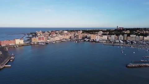 The city of Anzio 스톡 동영상 155129256