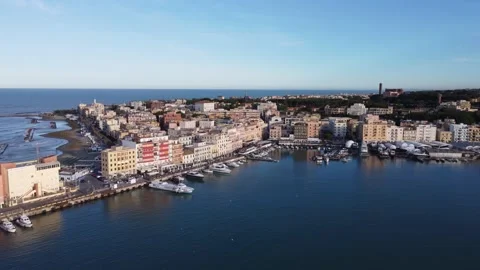 The city of Anzio 스톡 동영상 155129554