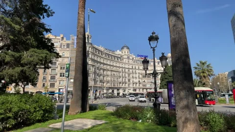 City architecture in Barcelona 스톡 동영상 339560915