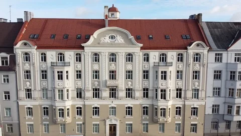 City architecture rooftop view Stock Footage 123633092