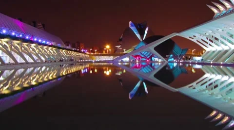 City of Arts and Sciences 1 D 動画素材 7748718