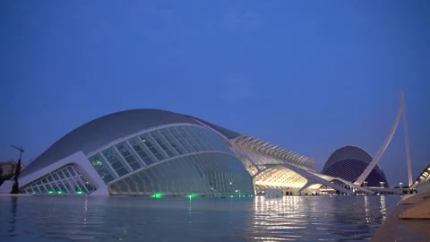 City of Arts and Sciences (1) Stock Footage 138981186