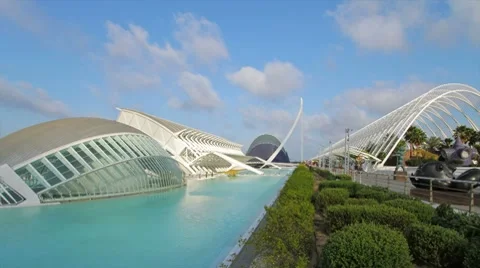 City of Arts and Sciences 2 B 스톡 동영상 7752667