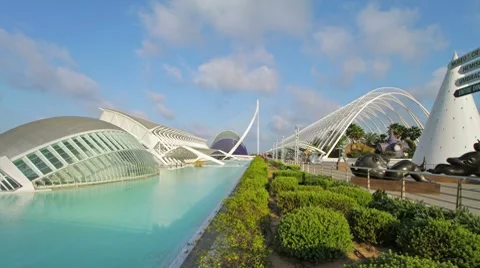 City of Arts and Sciences 2 E Stock-Footage 10725682