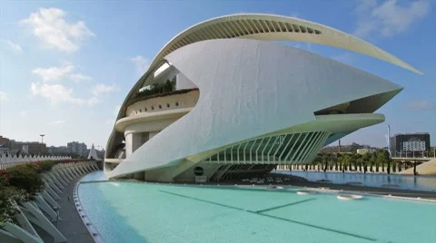 City of Arts and Sciences 3 B Stock-Footage 7754681