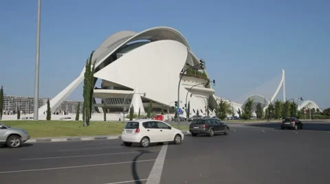 City of Arts and Sciences 35 库存影片 7903273