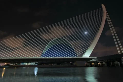 City of Arts and Sciences 38 A 스톡 동영상 7909790
