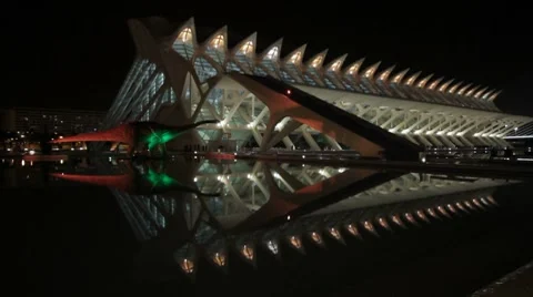 City of Arts and Sciences 44 库存影片 8510318