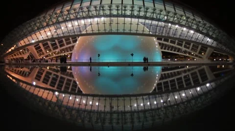 City of Arts and Sciences  库存影片 7757698