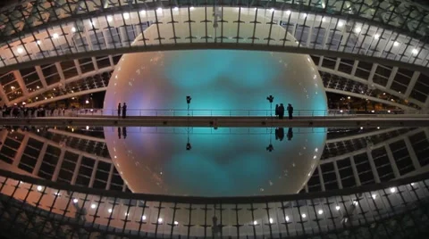 City of Arts and Sciences Stock Footage 7758140