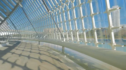 City Of Arts And Sciences In Valencia, Spain Video stock 102821853