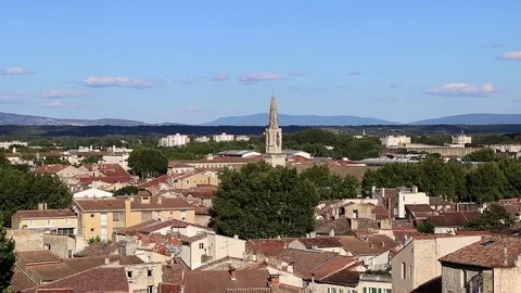 The city of Avignon Stock Footage 82893350