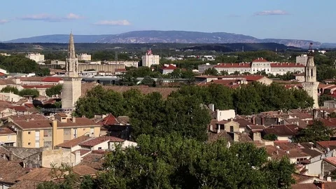 The city of Avignon Stock Footage 82893475