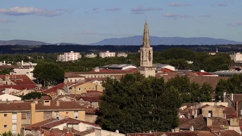 The city of Avignon Stock Footage 82900943