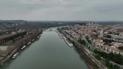 City of Avignon Stock Footage 337496182