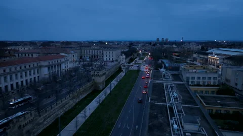 City of Avignon Stock Footage 337496187