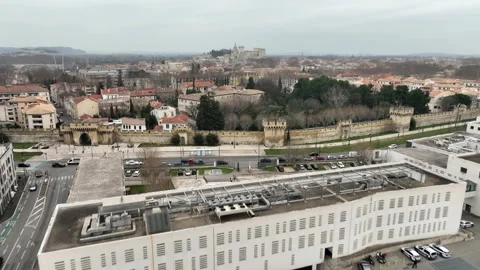 City of Avignon Stock Footage 337496215