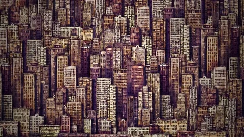 City background with architecture Stock Footage 133825654