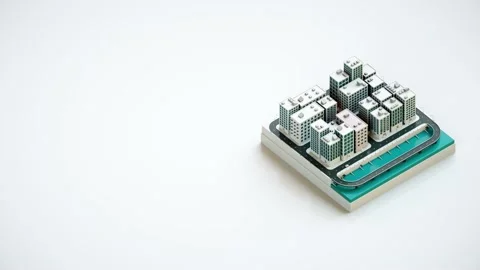 City Background Stock Footage 152148636