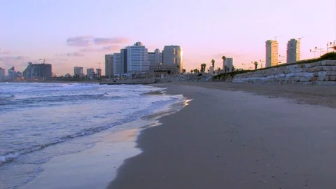 City beach 01 Stock Footage 89478105