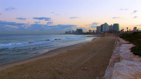 City beach 02 Video stock 89478198