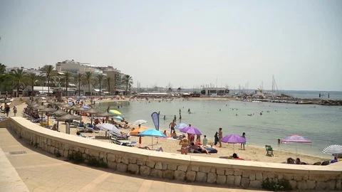 City beach 動画素材 128348116