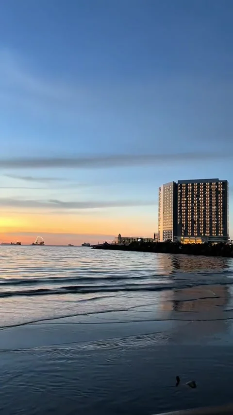 City beach Stock Footage 313786902