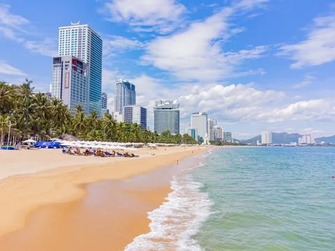 City beach. Stock Photos