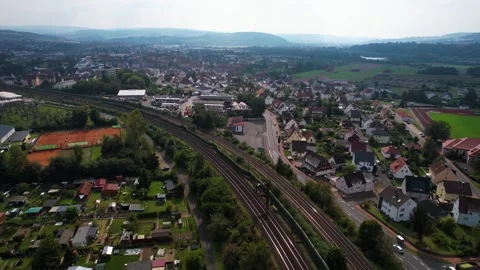 The city Bebra in Germany  Stock Footage 291257912
